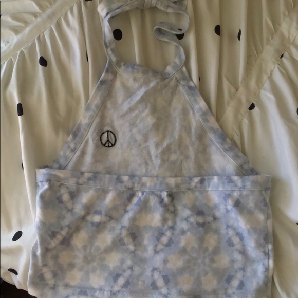 Halter crop top with tie - Picture 2 of 2